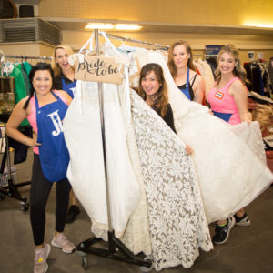 Rummage 2019 JLSB Members selling wedding dresses